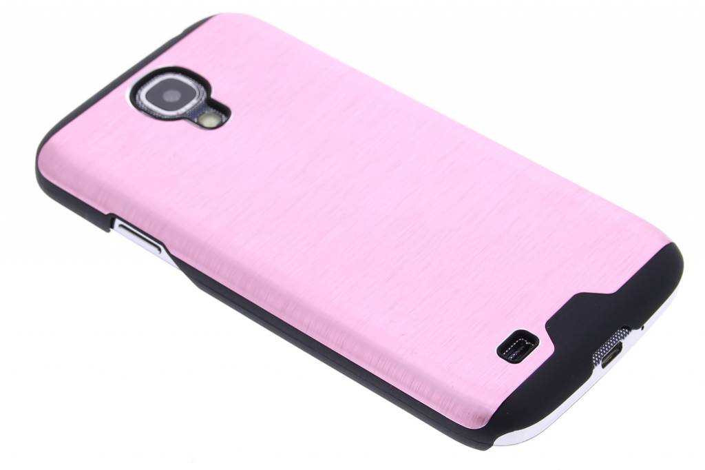 Image of Roze brushed aluminium hardcase hoesje voor de Samsung Galaxy S4