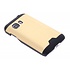 Goud brushed aluminium hardcase hoesje voor de Samsung Galaxy Young 2 Goud brushed aluminium hardcase hoesje voor de Samsung Galaxy Young 2