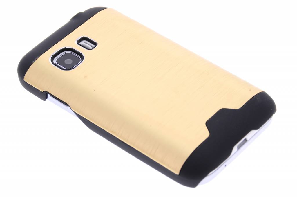 Image of Goud brushed aluminium hardcase hoesje voor de Samsung Galaxy Young 2