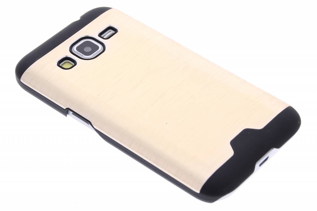 Image of Goud brushed aluminium hardcase hoesje voor de Samsung Galaxy Core Prime