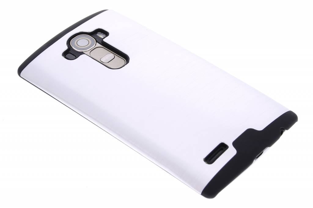 Image of Zilver brushed aluminium hardcase hoesje voor de LG G4