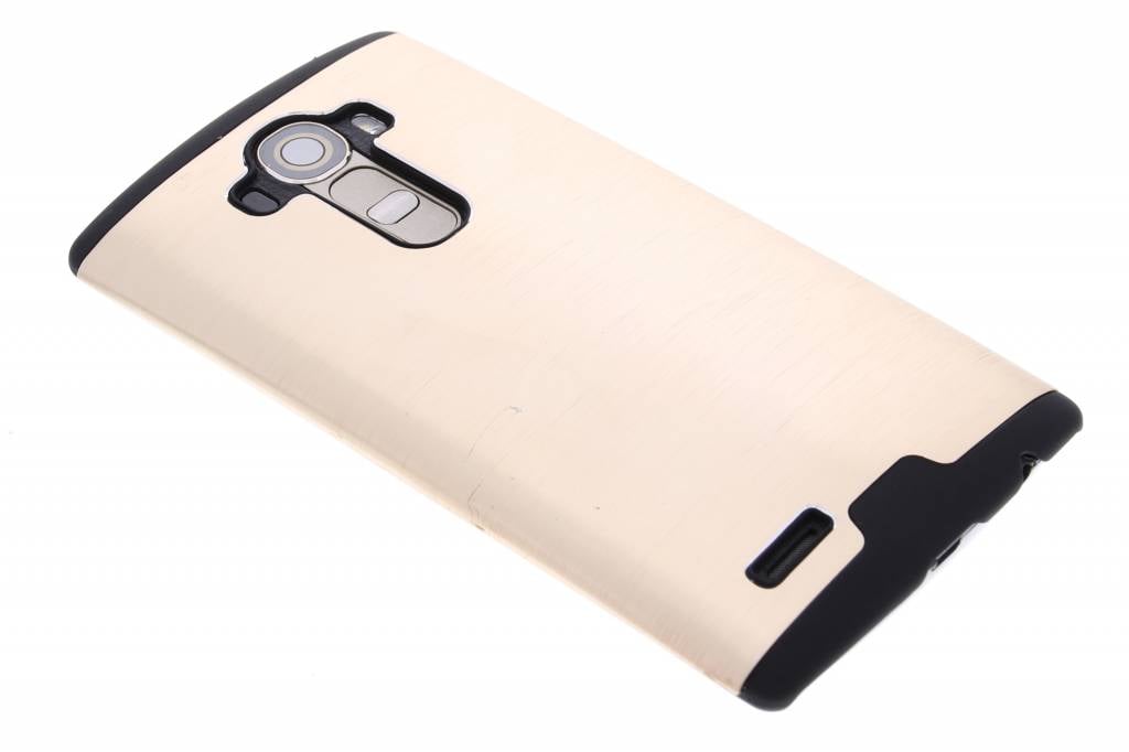 Image of Goud brushed aluminium hardcase hoesje voor de LG G4