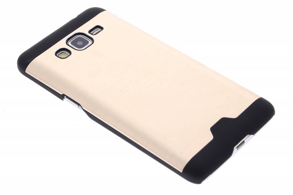 Image of Goud brushed aluminium hardcase hoesje voor de Samsung Galaxy Grand Prime