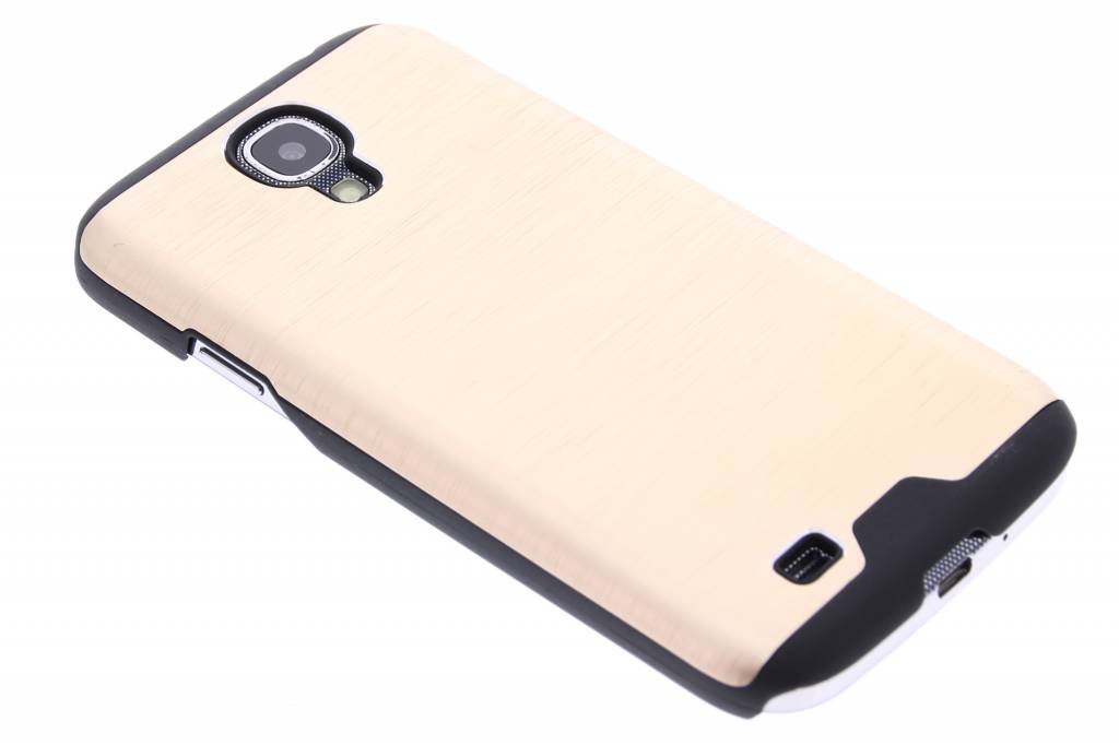 Image of Goud brushed aluminium hardcase hoesje voor de Samsung Galaxy S4