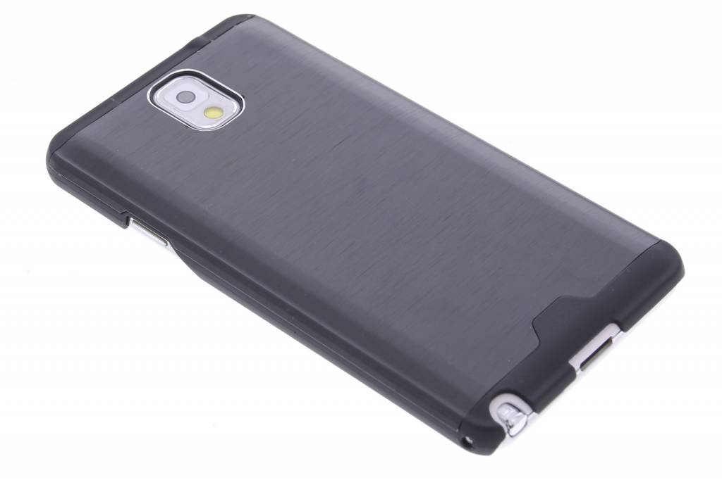 Image of Zwart brushed aluminium hardcase hoesje voor de Samsung Galaxy Note 3