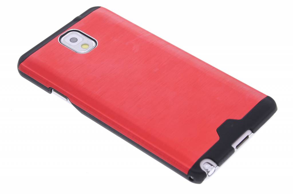 Image of Rood brushed aluminium hardcase hoesje voor de Samsung Galaxy Note 3