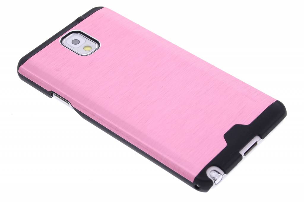 Image of Roze brushed aluminium hardcase hoesje voor de Samsung Galaxy Note 3