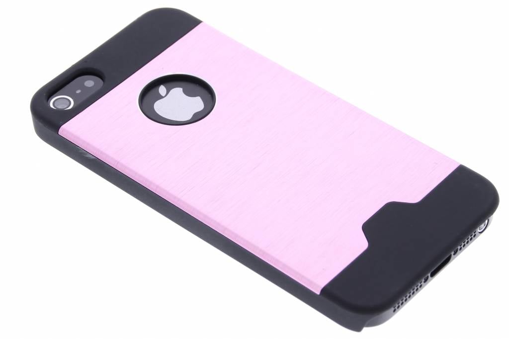 Image of Roze brushed aluminium hardcase hoesje voor de iPhone 5 / 5s / SE