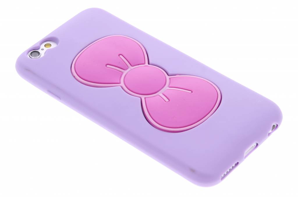 Image of Paars click strik TPU siliconen hoesje voor de iPhone 6 / 6s