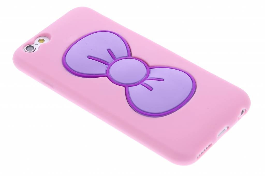 Image of Poederroze click strik TPU siliconen hoesje voor de iPhone 6 / 6s