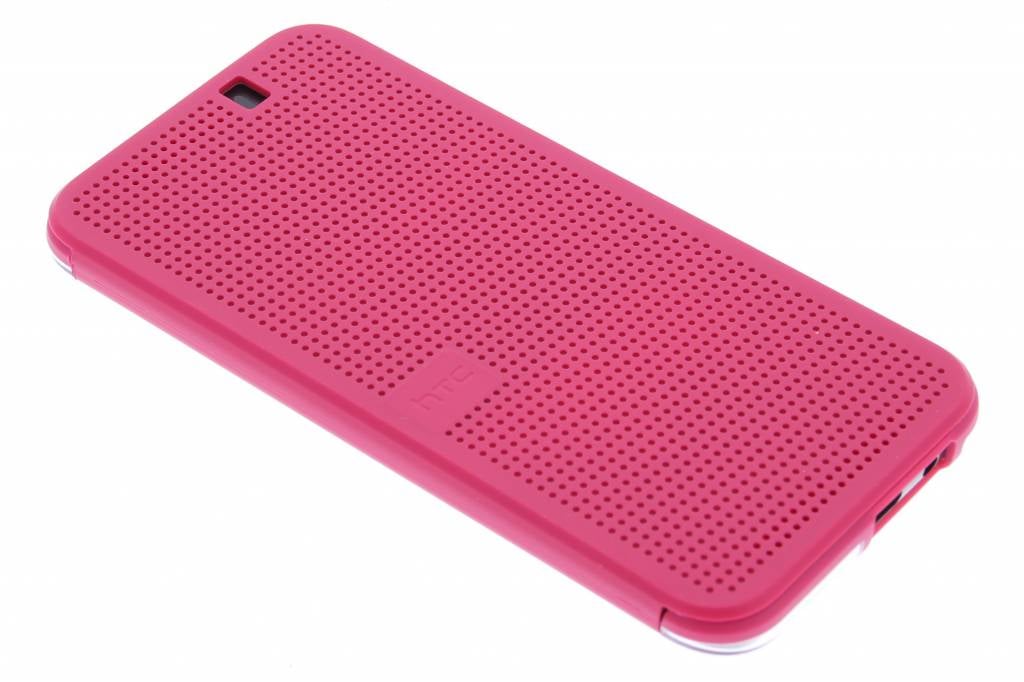 Image of Dot View Case Ice Premium voor de HTC One M9 - fuchsia