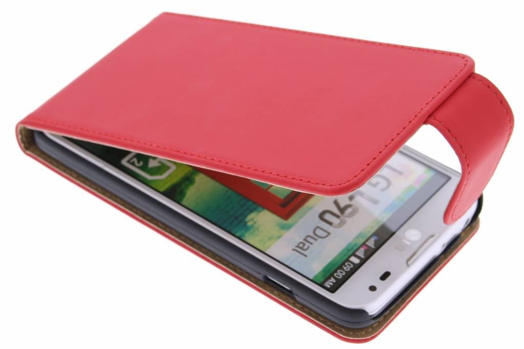 Image of Rode classic flipcase voor de LG L90