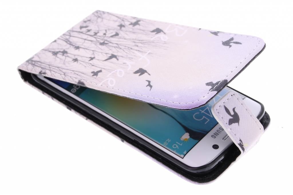 Image of Be free design TPU flipcase voor de Samsung Galaxy S6 Edge