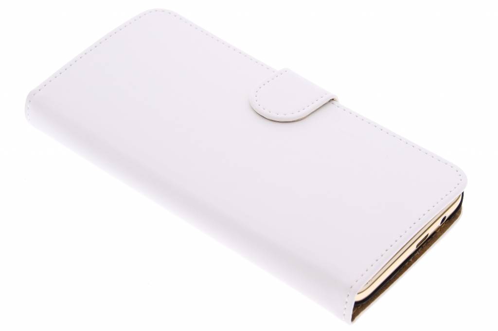 Image of Witte effen booktype hoes voor de HTC One M9 Plus