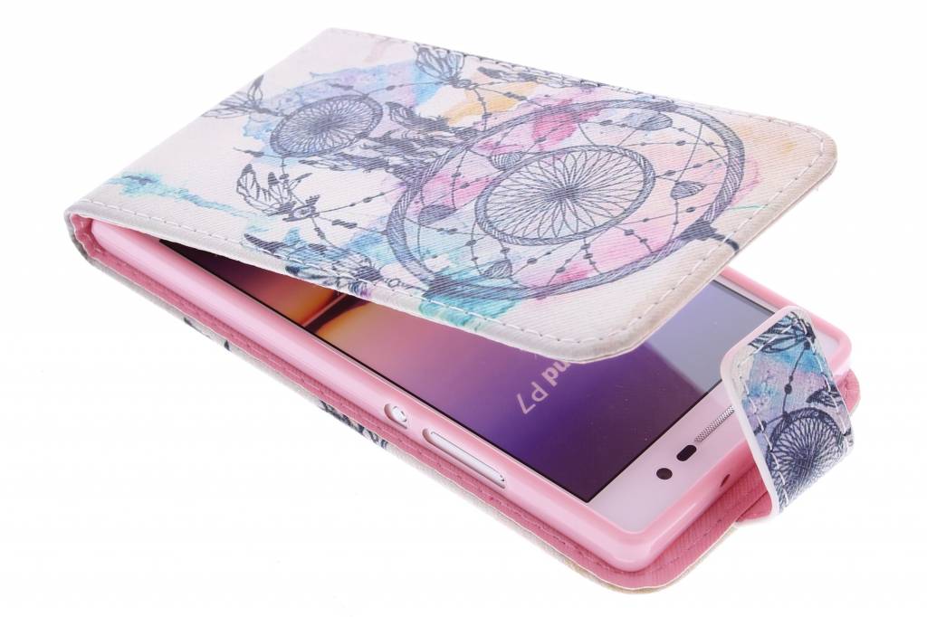 Image of Dromenvanger design TPU flipcase voor de Huawei Ascend P7