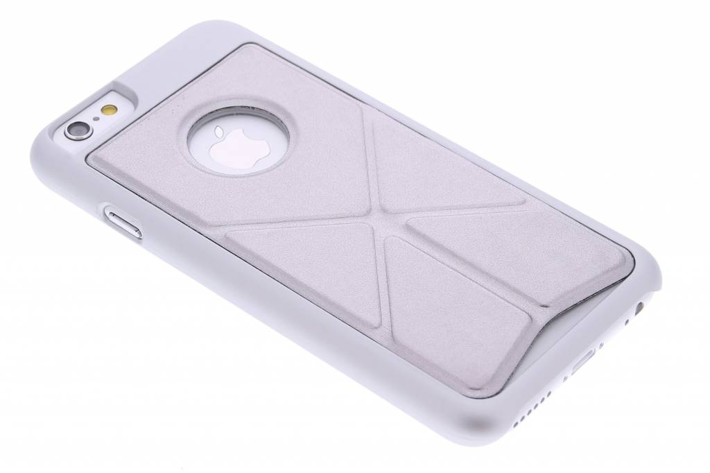 Image of Zilveren hardcase hoesje met standaard voor de iPhone 6 / 6s