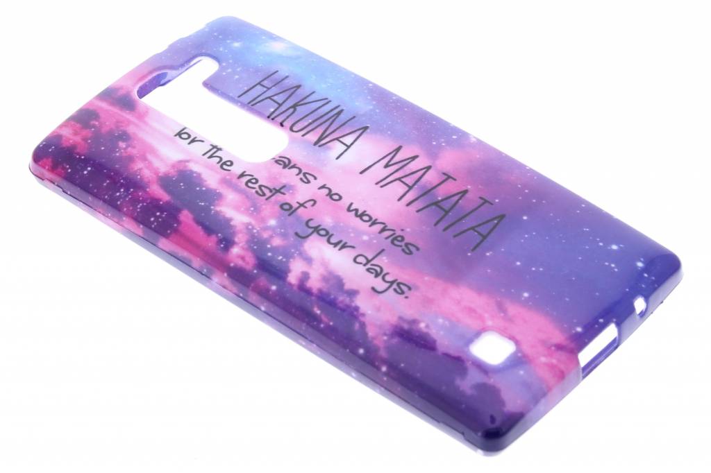 Image of Hakuna Matata design TPU siliconen hoesje voor de LG Magna / G4c