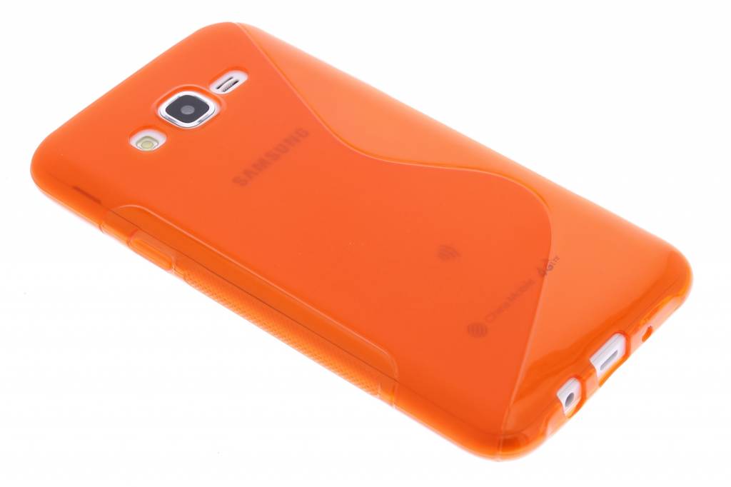 Image of Oranje S-line TPU hoesje voor de Samsung Galaxy J7