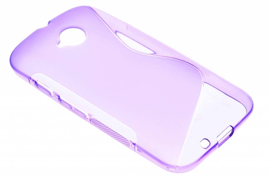 Image of Paars S-line TPU hoesje voor de Motorola Moto E 2015