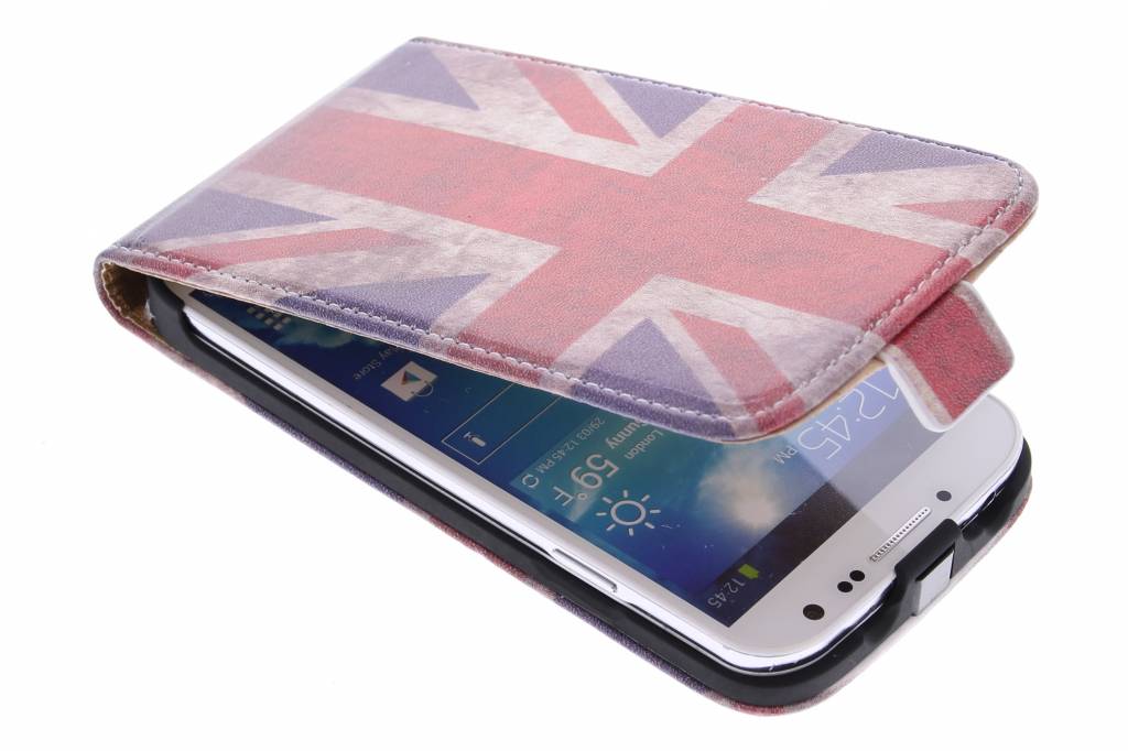 Image of Britse vlag design flipcase voor de Samsung Galaxy S4