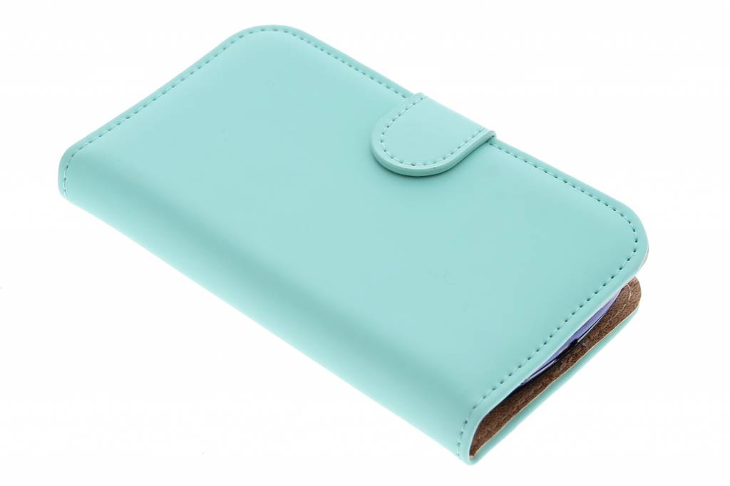 Image of Luxe Book Case voor de Samsung Galaxy S3 Mini - Mintgroen