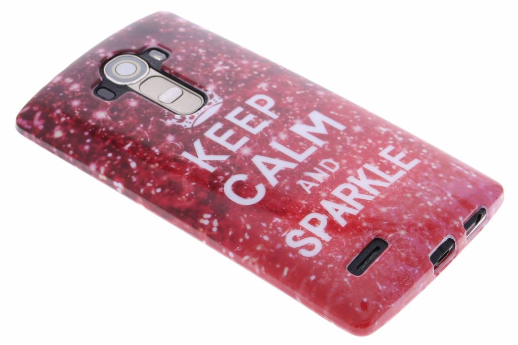 Image of Keep calm design TPU siliconen hoesje voor de LG G4