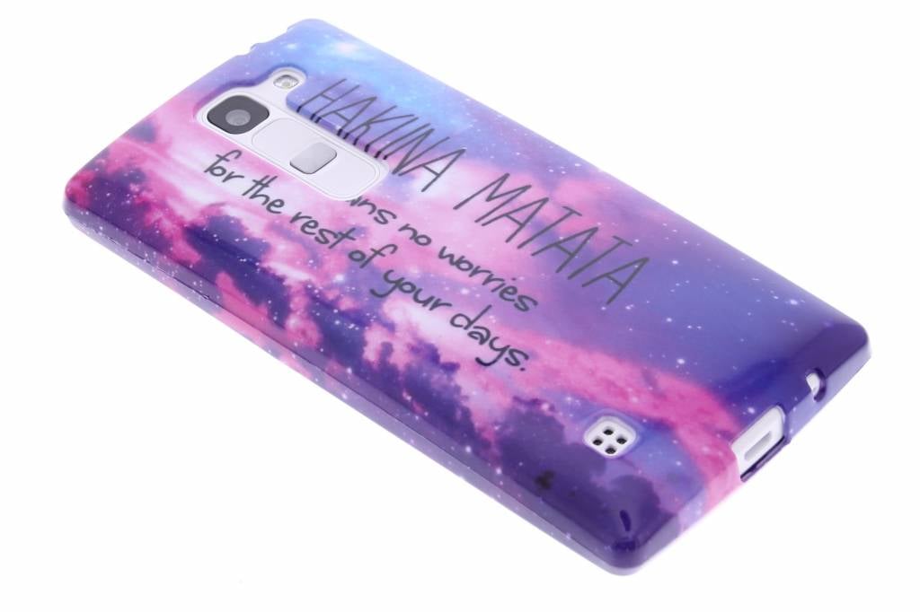 Image of Hakuna matata design TPU siliconen hoesje voor de LG Spirit