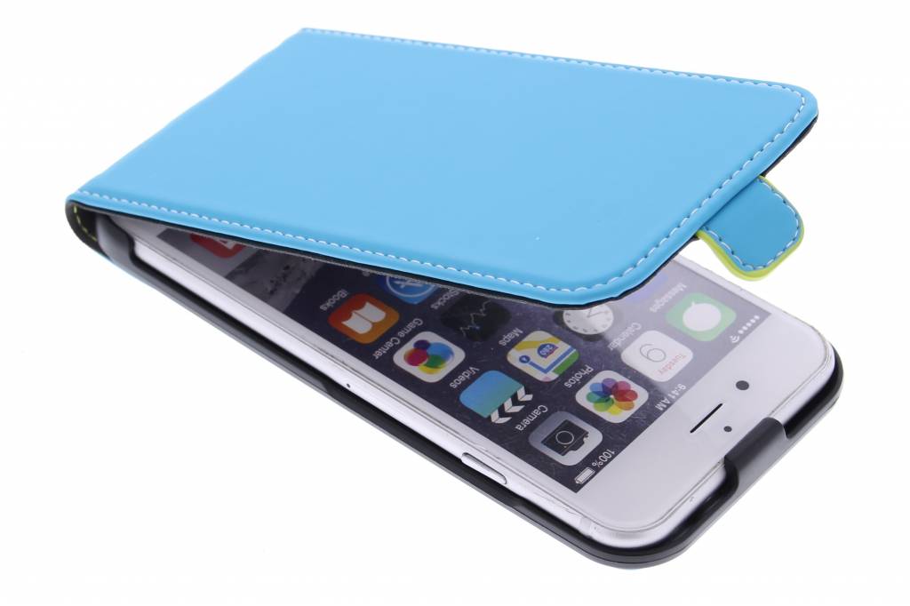 Image of Muvit flip tasje - blauw - voor Apple iPhone 6 + 6S