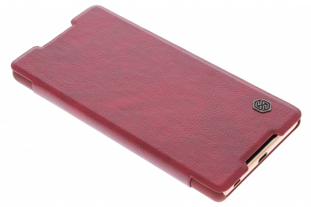 Image of Qin Leather slim booktype hoes voor de Sony Xperia Z3 Plus - Rood