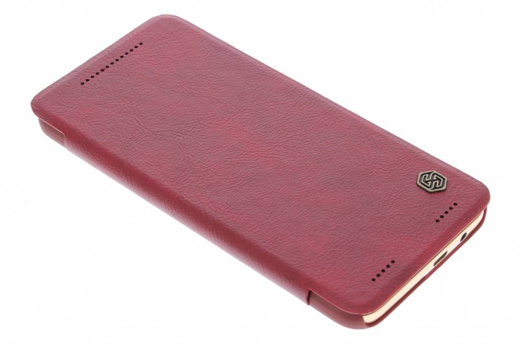 Image of Qin Leather slim booktype hoes voor de HTC One M9 Plus - Rood