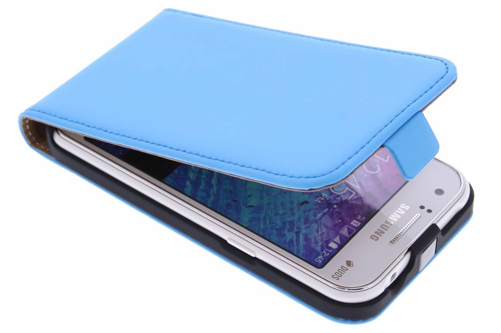 Image of Mobiparts Premium Flip Case Samsung Galaxy J1 Light Blue