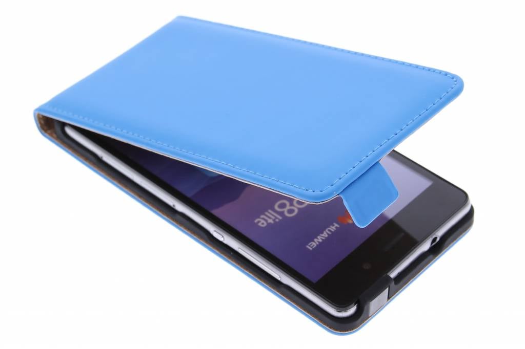 Image of Luxe Flipcase voor de Huawei P8 Lite - Blauw