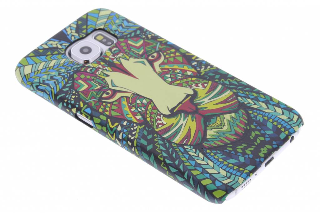 Image of Leeuw aztec animal design voor de hardcase Samsung Galaxy S6