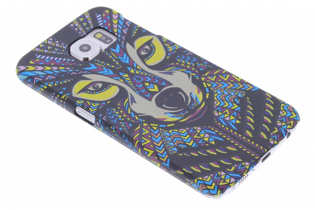 Image of Wolf aztec animal design voor de hardcase Samsung Galaxy S6