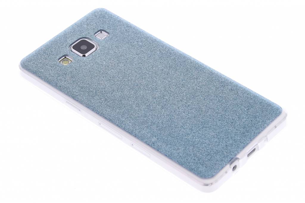 Image of Turquoise glitter TPU siliconen hoesje voor de Samsung Galaxy A5