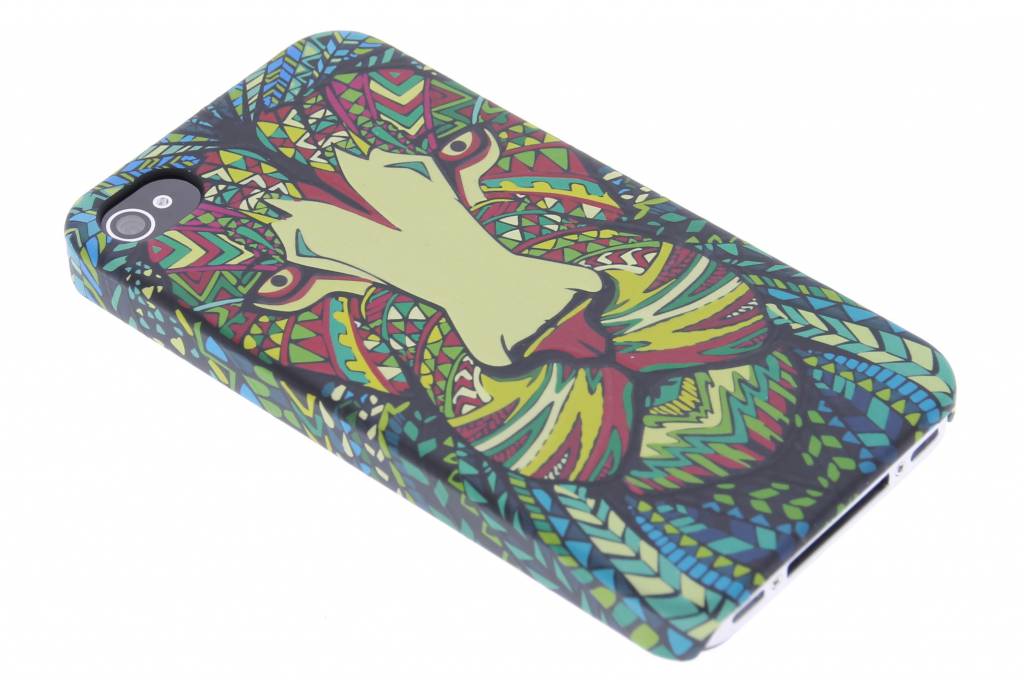 Image of Leeuw aztec animal design hardcase hoesje voor de iPhone 4 / 4s