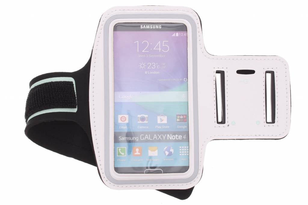 Image of Witte sportarmband voor de Samsung Galaxy Note 4