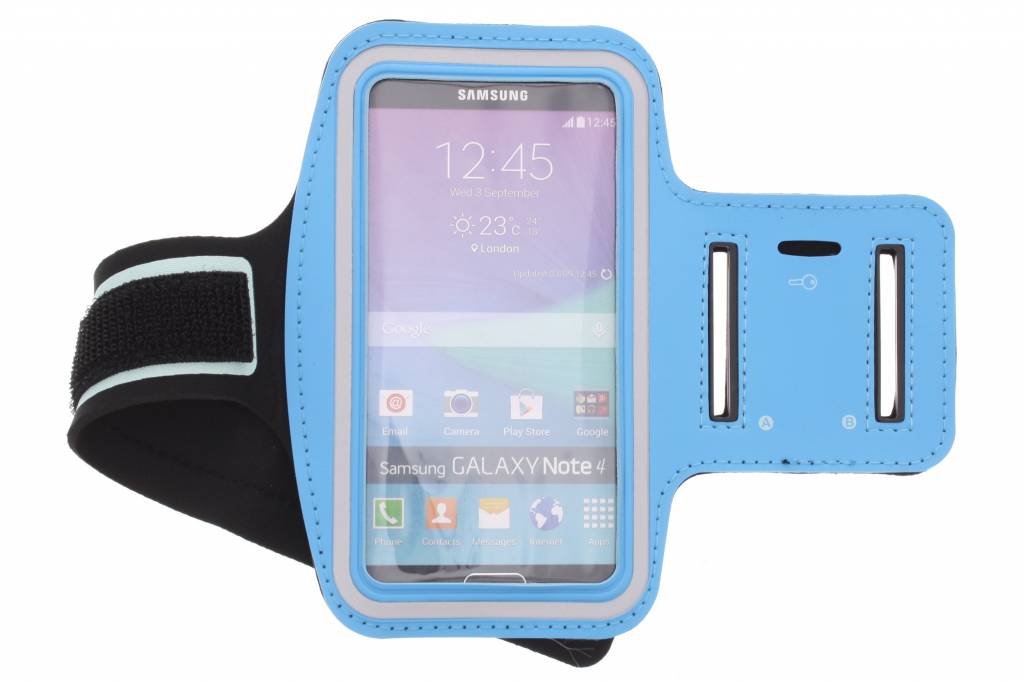 Image of Blauwe sportarmband voor de Samsung Galaxy Note 4