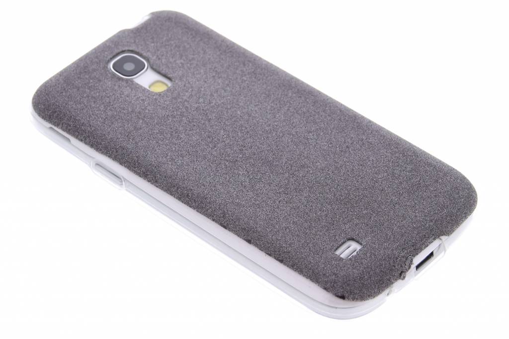 Image of Zwart glitter TPU siliconen hoesje voor de Samsung Galaxy S4 Mini