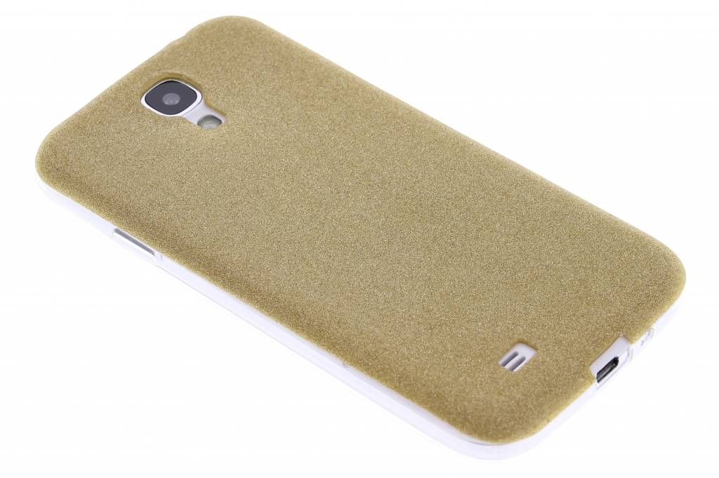 Image of Goud glitter TPU siliconen hoesje voor de Samsung Galaxy S4