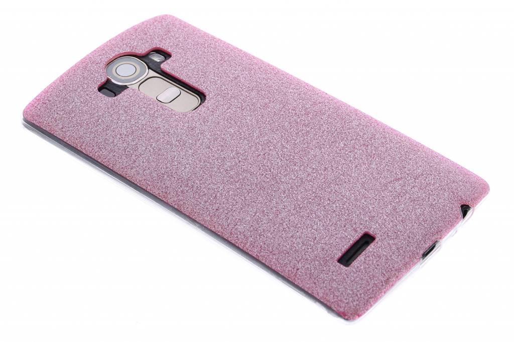 Image of Roze glitter TPU siliconen hoesje voor de LG G4