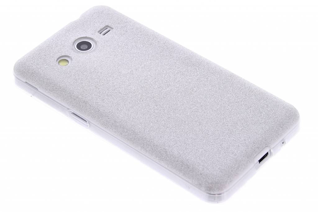 Image of Zilver glitter TPU siliconen hoesje voor de Samsung Galaxy Core 2