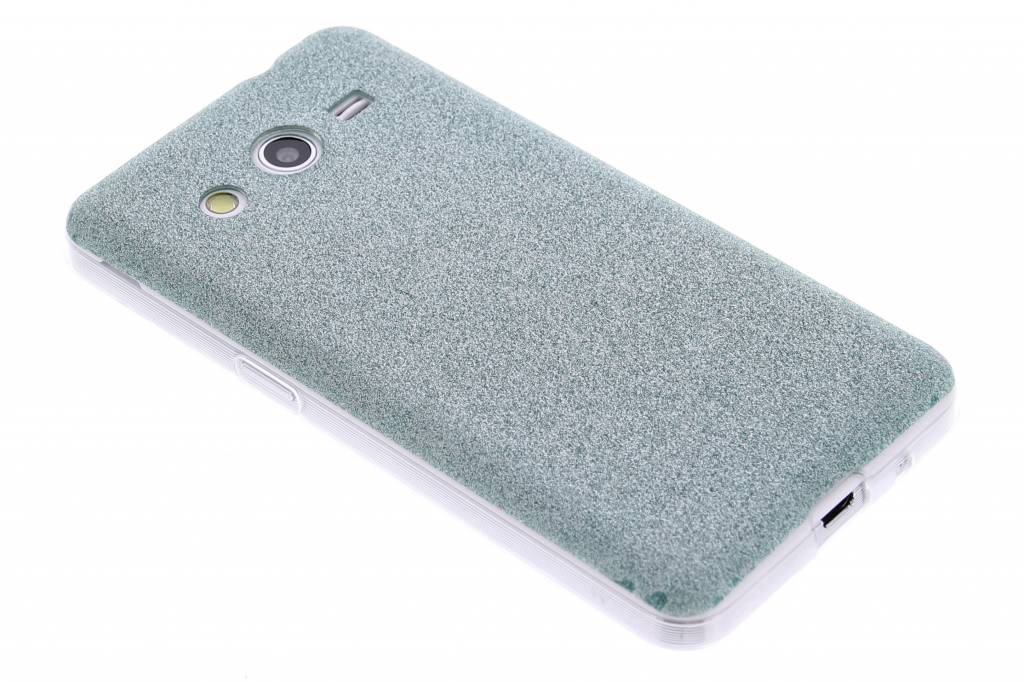 Image of Turquoise glitter TPU siliconen hoesje voor de Samsung Galaxy Core 2