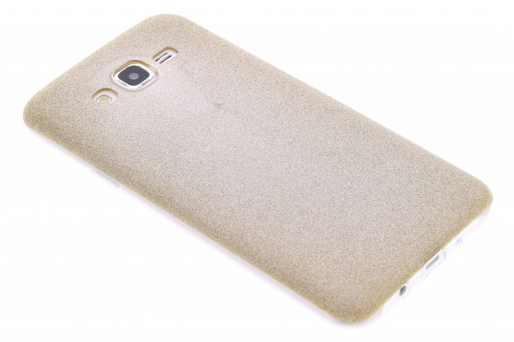 Image of Goud glitter TPU siliconen hoesje voor de Samsung Galaxy J7