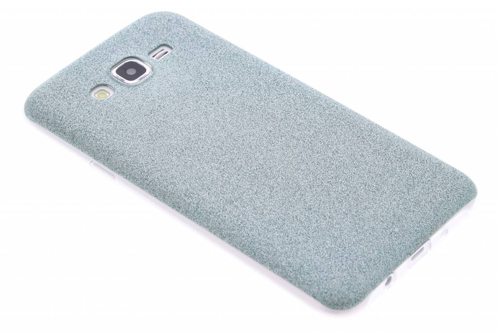 Image of Turquoise glitter TPU siliconen hoesje voor de Samsung Galaxy J7