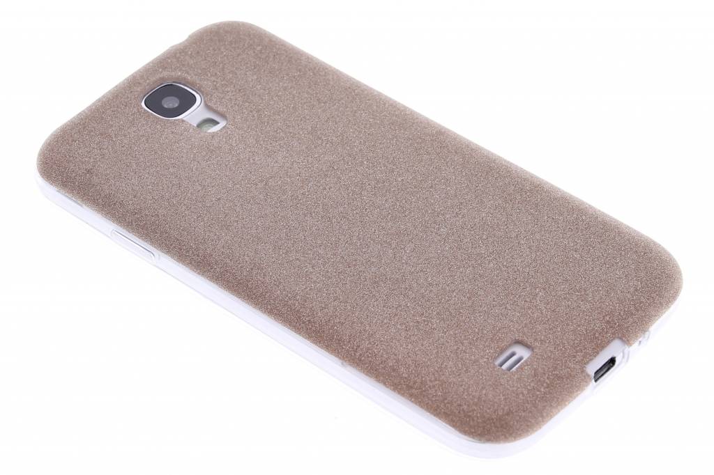 Image of Brons glitter TPU siliconen hoesje voor de Samsung Galaxy S4