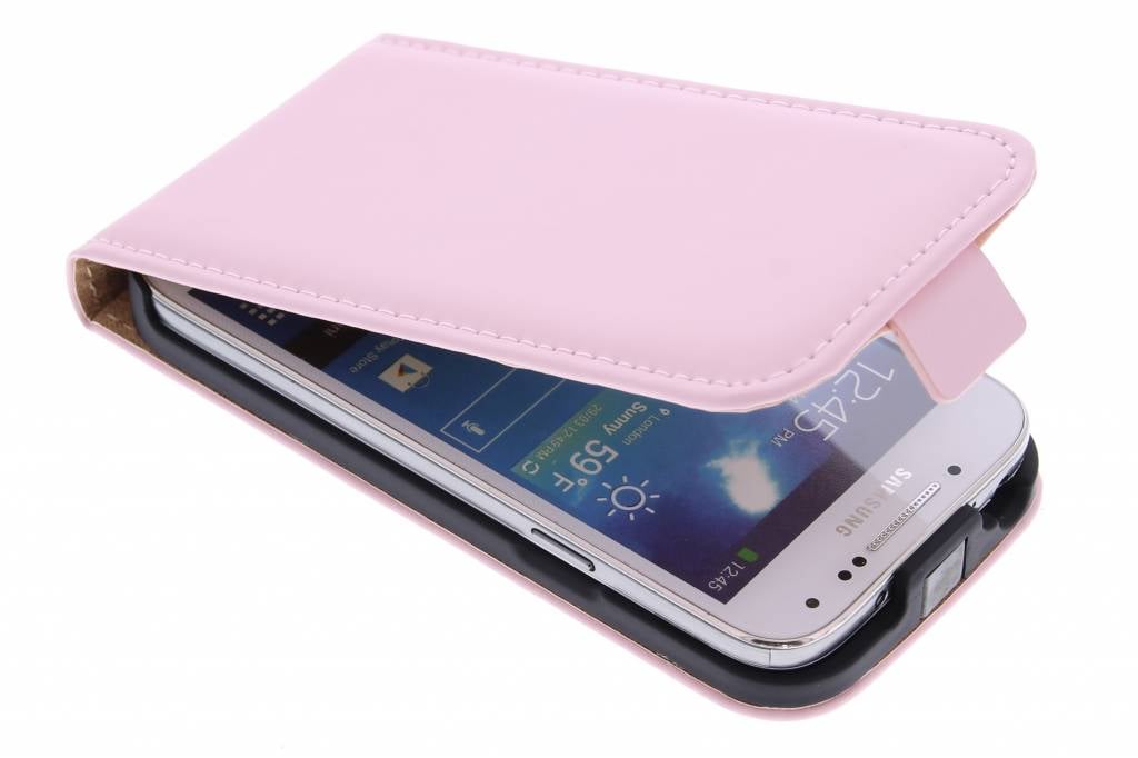 Image of Luxe Flipcase voor de Samsung Galaxy S4 Mini - Poederroze
