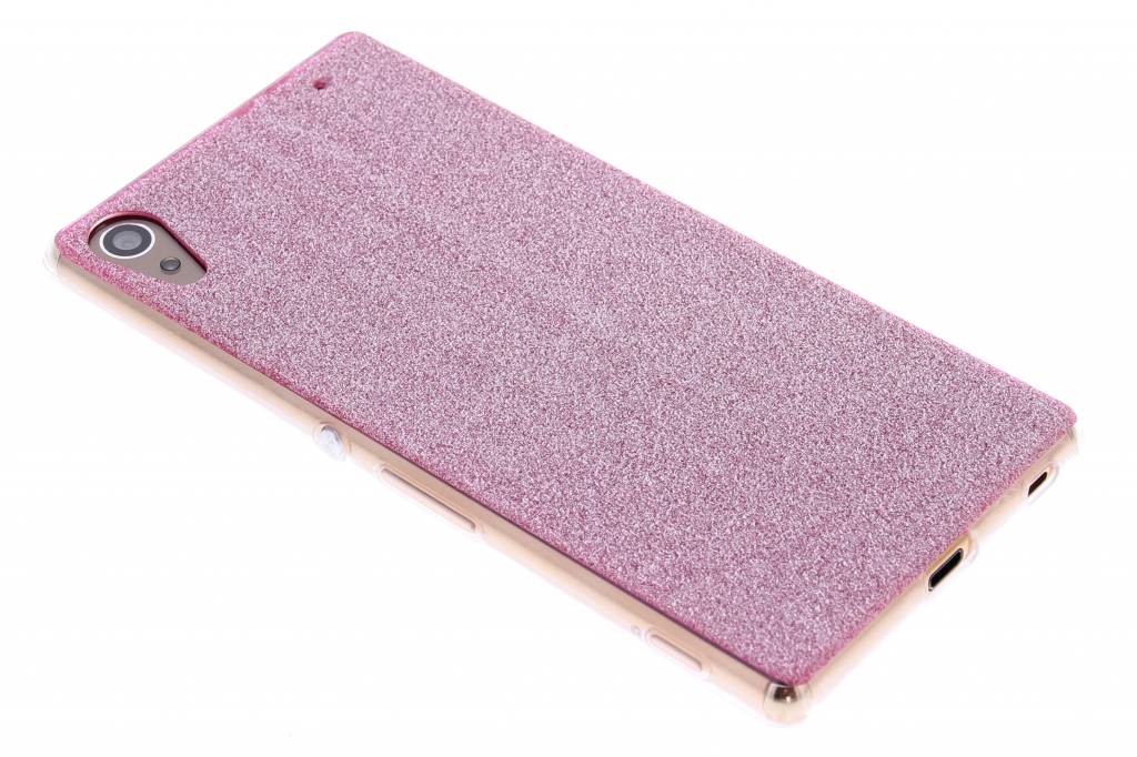 Image of Roze glitter TPU siliconen hoesje voor de Sony Xperia Z3 Plus