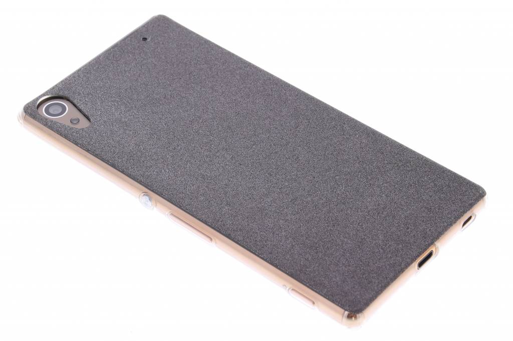 Image of Zwart glitter TPU siliconen hoesje voor de Sony Xperia Z3 Plus