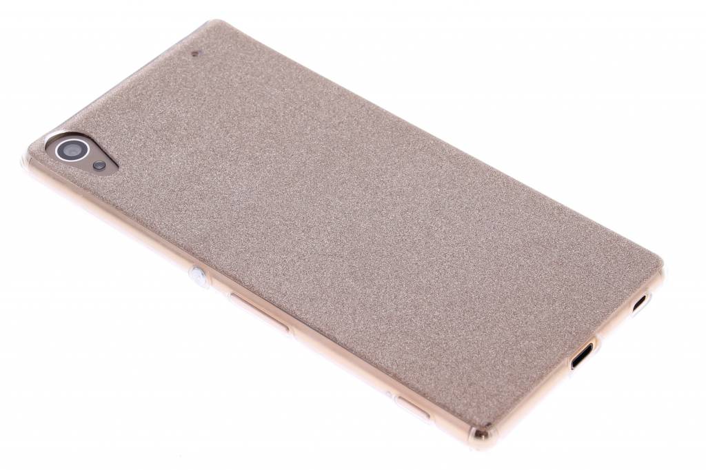 Image of Brons glitter TPU siliconen hoesje voor de Sony Xperia Z3 Plus